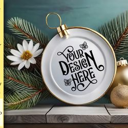 christmas ornament mockup vol-40