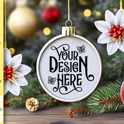 christmas ornament mockup vol-50