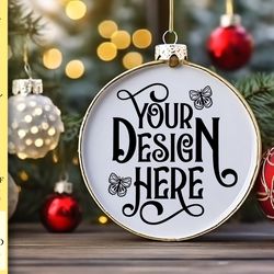 christmas ornament mockup vol-53