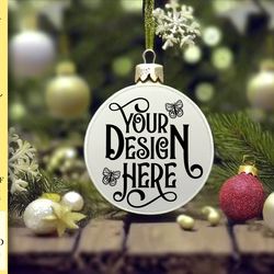 christmas ornament mockup vol-75