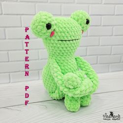 amigurumi Toy Green Froggy Plush crochet pattern