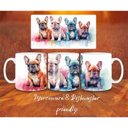 french bulldog mug puppy mug cute dog lovers mug dog mug frenchie lovers gift idea french bulldog wall art cute dog mug