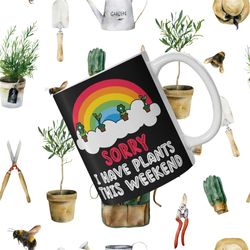 gardeners mug gardening mug funny botanist gift botanical plant lover coffee mug house plants gifts gardening lovers mug