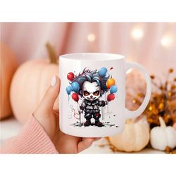 halloween mug halloween gift spooky mug pennywise mug gift spooky gift fall gift mug seasonal coffee lover mug gift ide
