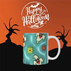 halloween mug halloween gift for kids spooky ghost mug spooky gift fall gift kids mug seasonal gift mug seasonal coffee