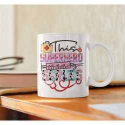 nurse mug ideal gift for nurses mug heroes mug appreciation gift idea celebrate nurses ceramic mug gift her nurse hero m