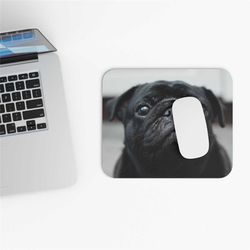 funny frenchy dog mouse pad, funny rectangle mousepad, meme desk decor, funny gaming mouse pad, unique desk mat