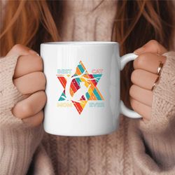 jewish cat mom coffee mug, cat lover coffee mug, birthday gift, gift for her, cat lover gift, cat mom gift, cat mama gif