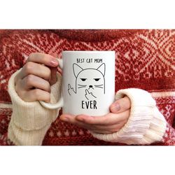 cat mom coffee mug, cat mom mug, cat mom gift for mother's day, cat lover gift, cat lover mug, best cat mom ever mug, gi