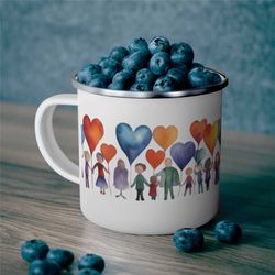 heart balloon kids mug | unbreakable/shatterproof | cute gift for son | cute gift for daughter | birthday gift | grandch