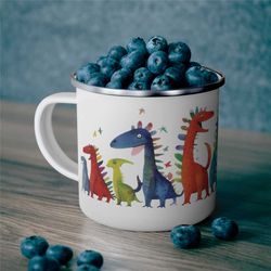 dinosaur kids mug | unbreakable/shatterproof cup | cute dino mug for kids | birthday gift | grandchild mug | stocking st