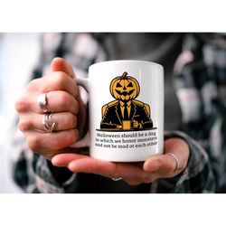 spooky halloween mug | michael scott office quotes | honor the monsters | scary halloween gift | coffee mug | ghost mugs
