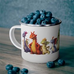 dragons kids mug | unbreakable/shatterproof cup | cute dragon mug for kids | birthday gift | grandchild mug | stocking s