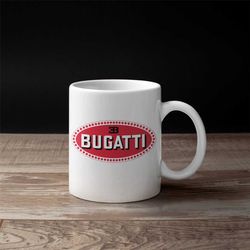 Bugatti White Ceramic11oz Coffee Mug