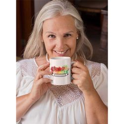 teacher mug gift say thank you for helping me grow to your teacher best teacher coffee cup  gift end of year gift birthd