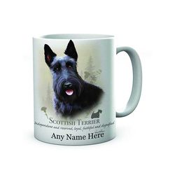 howard robinson scottie dog image on ceramic tea/coffee mug ideal gift