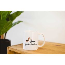 custom pet mug, personalized dog mug, personalized cat mug, custom cat mom mug, personalized dog mom mug