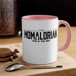 the momalorian, coffee mug