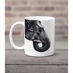 Elephant Mug, Elephant Cup, Elephant Gifts, Elephant Coffee Mug, Animal Mug, Elephant Coffee Cup, Elephant Lover Gift, E