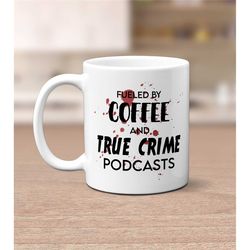 True Crime Mug, True Crime Podcast, True Crime Gift, Morbid Podcast Merch, Podcast Mug, True Crime Coffee Mug