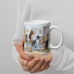 louis wain mug cat mug artist mug cat lover funny mug/cup coffee/tea quality print fine art antique art