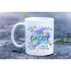 father's day mug, dad birthday gift, father's day gift best dad gift,