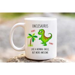 uncle mug, unclesaurus mug, new uncle gift, best uncle mug, promoted to uncle gift, uncle's birthday gift mug