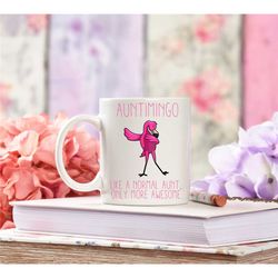 auntimingo mug, best aunt gift, awesome aunt mug, promoted to aunt gift,
