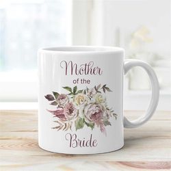 personalised mug - romance bouquet - mother of the bride mug