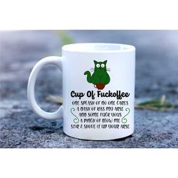 fuckoffee funny coffee cup, funny mugs, funny fuck off coffee cup, microwave and dishwasher safe ceramic mug,mug,funny c