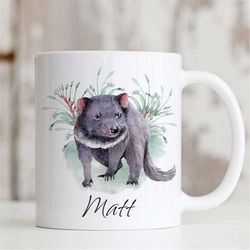 tasmanian devil mug - personalised mug