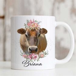 cow mug - personalised cow mug - personalised mug