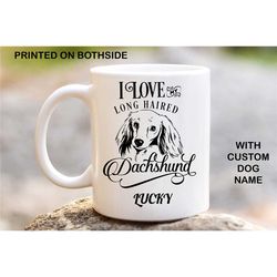 dachshund personalised dog mug, custom coffee mugs, custom mug