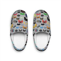 video game men's indoor slippers gift for him slipper indoor outdoor gaming gift for gamer husband mens teens boys slipp