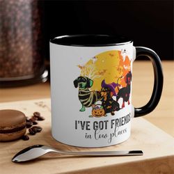 halloween dachshund coffee mug doxie mom funny halloween mugs dog lover gift weiner dog cup happy halloweenie gift for h