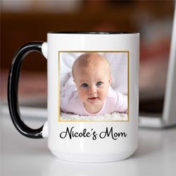 Custom Mugs Picture and Text Personalized Photo Coffee Mug Gift Ideas Birthday Gifts for Her Picture Cup Message Mug Per