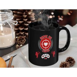 game on cupid mug gamer mug valentines day video game gift for him gift for husband gift gaming wife gift for boyfriend