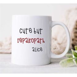 custom mechanic mug, 'repairopath', personalized gift for gearhead, car lover dad, for him, motorbike & automotive mecha