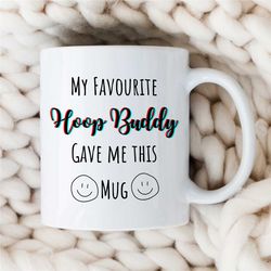 mug from favorite hoop buddy, basketball coach, b-ball cup, for hooper, baller, team gift, birthday present for boys, ne