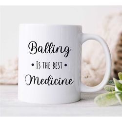 mug for hooper, best medicine, funny b-ball cup, gift for basketball coach, ball sport, for boys, birthday present, men'
