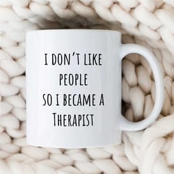 funny rude therapist joke, mug for counselor, family therapy appreciation, bcba thank you, cbt birthday, aba work, for h