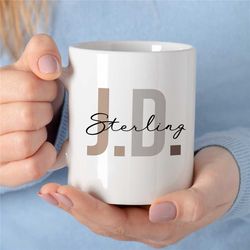 Personalized 'J.D.' Mug for Lawyers, Custom Gift for Attorneys, Appreciation, Coworker Birthday, Mom/Dad, Men/Women, Wor