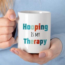 mug for hooper, therapy joke, funny b-ball cup, gift for basketball coach, ball sport, for boys, birthday present, men's