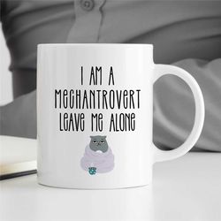 introverted mechanic mug, cat, gift for gearhead, car lover dad, motorbike & automotive mechanic, birthday, for him, ann