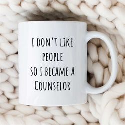 introverted counselor mug, gift for therapist, family therapy appreciation, thank you gift, bcba, cbt birthday, aba work