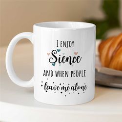 introverted scientist, mug for chemistry professor, doctoral advisor, research & development, for men and women, office