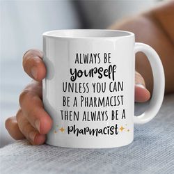 cup with pharma quote, funny mug for pharmaceutists, medical joke gift, med school graduation, pill roller, unique cowor