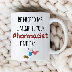 medical joke gift, funny mug for pharmaceutists, cup with pharma quote, med school graduation, pill roller, unique cowor