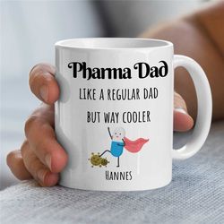 unique medical gift, personalized mug for pharmacy technician, custom pharma cup, pill roller, healer, female coworker g