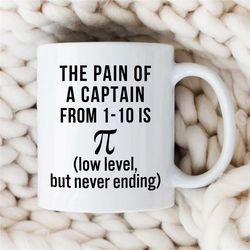 captain mug, pi joke, meme gift for sailors, sea lover, husband appreciation, boyfriend thank you, men, ship owner, for